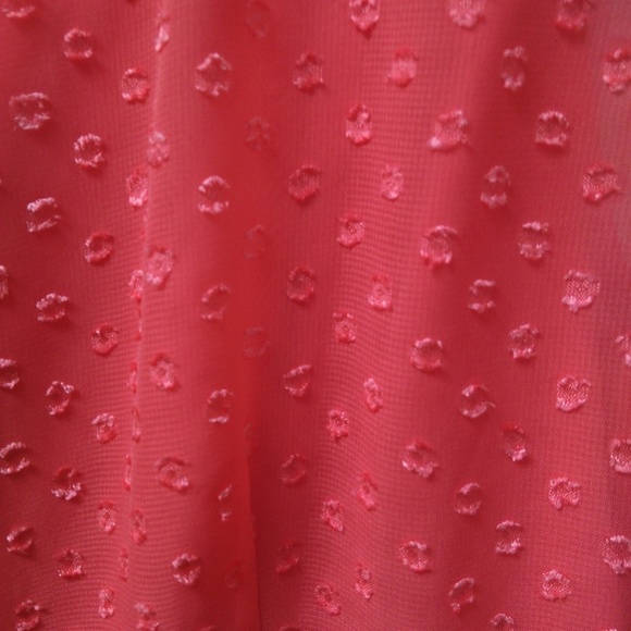 Isaac Mizrahi Short Sleeve Swiss Dot Lined Dress - Picture 3 of 8